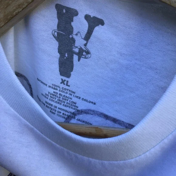 VLONE x Pop Smoke The Woo White Graphic T Shirt Size XL - Picture 5 of 6